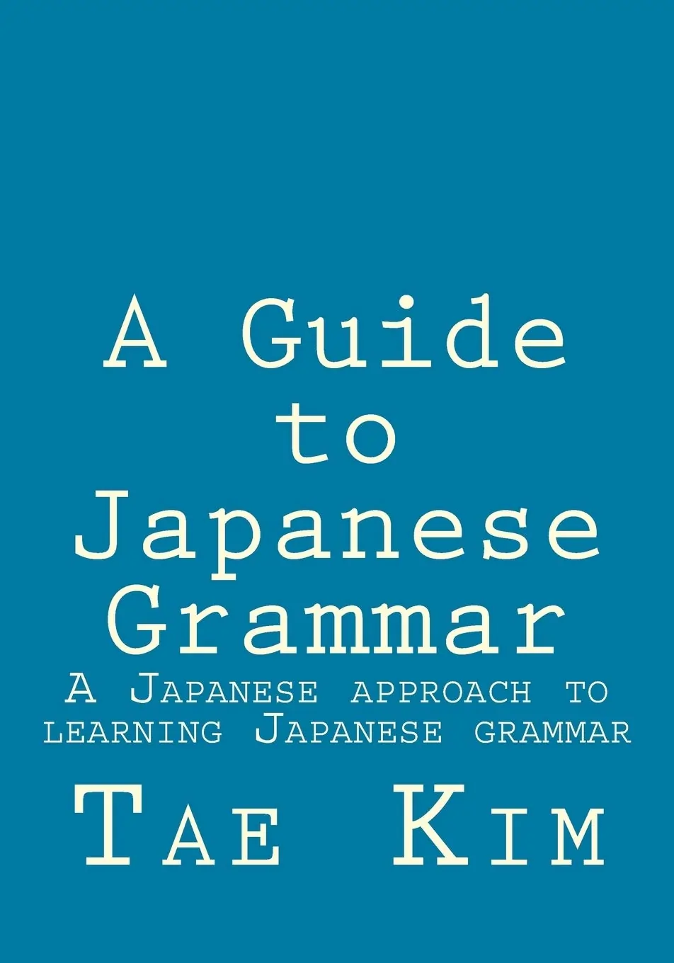 Japanese course based on Tae Kim's grammar guide & anime